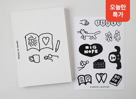 오늘만 특가<br>이나피스퀘어 노트&스티커